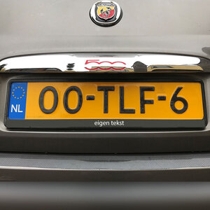 Kenteken sticker ontwerp zelf Kenteken sticker ontwerp zelf