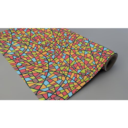 Statische raamfolie Glas in lood design 2 Statische raamfolie Glas in lood design 2