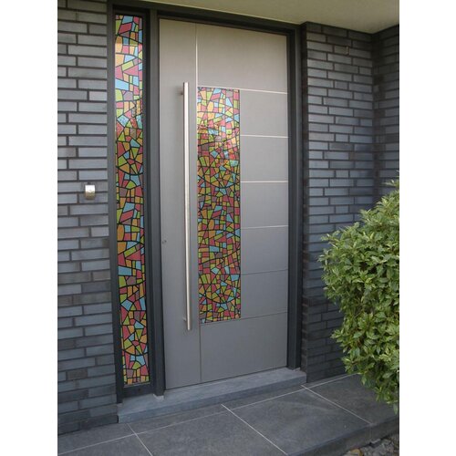 Statische raamfolie Glas in lood design 2 Statische raamfolie Glas in lood design 2