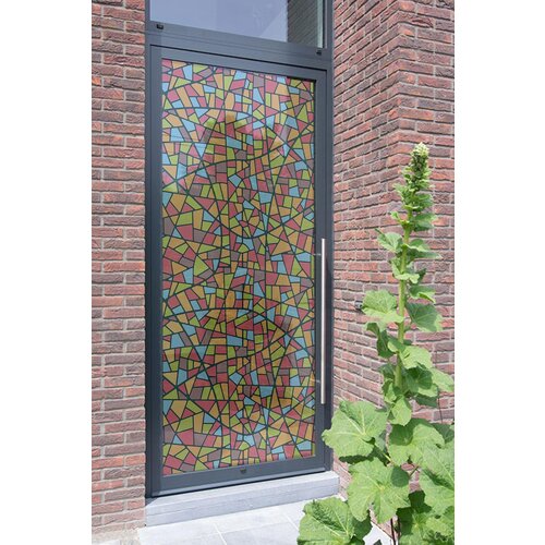 Statische raamfolie Glas in lood design 2 Statische raamfolie Glas in lood design 2