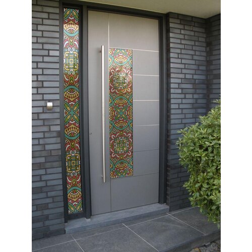 Statische raamfolie Glas in lood design 3 Statische raamfolie Glas in lood design 3