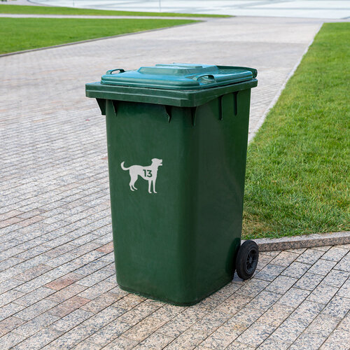 Kliko sticker hond 30 x 20 cm Kliko sticker hond 30 x 20 cm