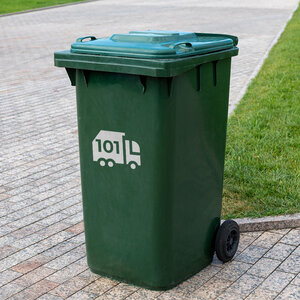 Kliko sticker vuilniswagen 20 x 14 cm Kliko sticker vuilniswagen 20 x 14 cm