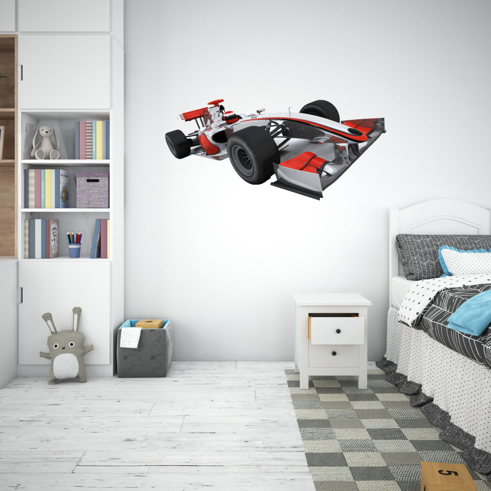 Formule 1 stickers kinderkamer: creëer een dynamische