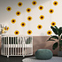 Muursticker Zonnebloemen Muursticker Zonnebloemen