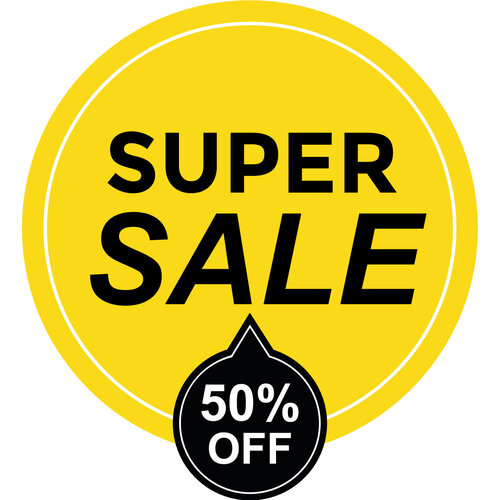 Super Sale sticker Super Sale sticker