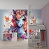 Fotobehang Unicorn / Eenhoorn kleurige met bloemen Fotobehang Unicorn / Eenhoorn kleurige met bloemen