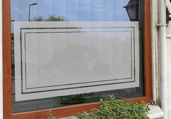 Horizontale raamfolie Horizontale raamfolie