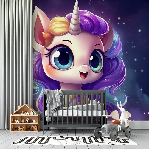 Behang Lieve eenhoorn Behang Lieve eenhoorn