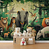Behang Jungle Animals Behang Jungle Animals