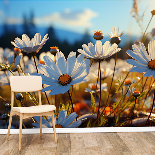 Behang Madeliefjes Behang Madeliefjes