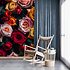 Behang Gekleurde rozen Behang Gekleurde rozen