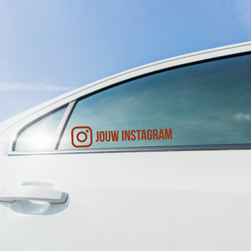 Personaliseerbare Instagram Sticker - Voeg je Instagram Naam Toe Personaliseerbare Instagram Sticker - Voeg je Instagram Naam Toe