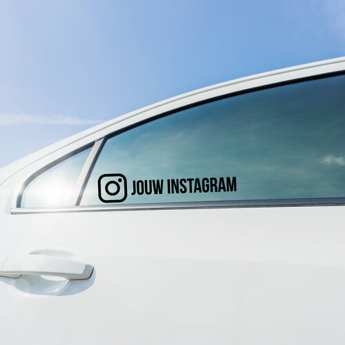 Personaliseerbare Instagram Sticker - Voeg je Instagram Naam Toe Personaliseerbare Instagram Sticker - Voeg je Instagram Naam Toe