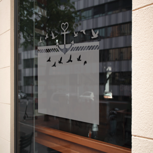 Anker met vogels Anker met vogels