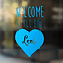 Geboorte sticker welcome little boy met naam Geboorte sticker welcome little boy met naam