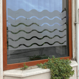 Golven raamfolie Golven raamfolie