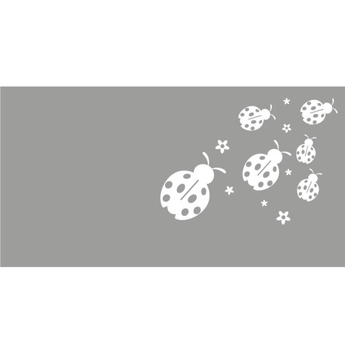 Lieveheersbeestjes raamfolie Lieveheersbeestjes raamfolie