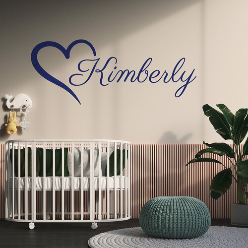 Naamsticker hartje Naamsticker hartje