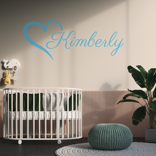 Naamsticker hartje Naamsticker hartje