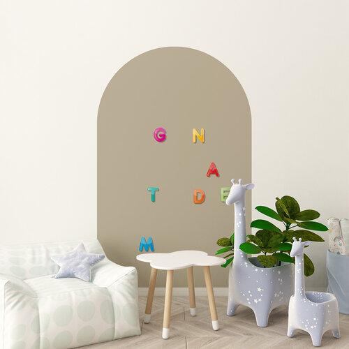 Magnetische Muursticker Taupe Magnetische Muursticker Taupe