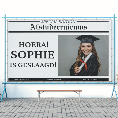 Geslaagd met eigen naam en foto Geslaagd met eigen naam en foto