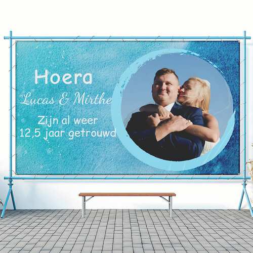 Huwelijk spandoek ontwerp zelf Huwelijk spandoek ontwerp zelf