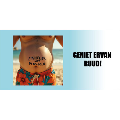 Spandoek eindelijk pensioen Spandoek eindelijk pensioen