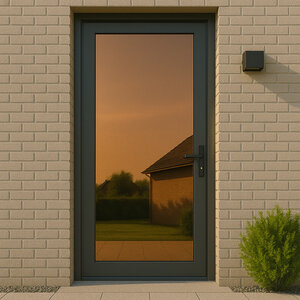 Raamfolie brons Spiegelend Raamfolie brons Spiegelend