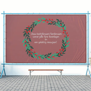 Persoonlijk Kerst Spandoek – Voeg Je Eigen Naam of Bedrijfsnaam Toe Persoonlijk Kerst Spandoek – Voeg Je Eigen Naam of Bedrijfsnaam Toe