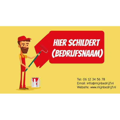 Spandoek hier schildert Spandoek hier schildert