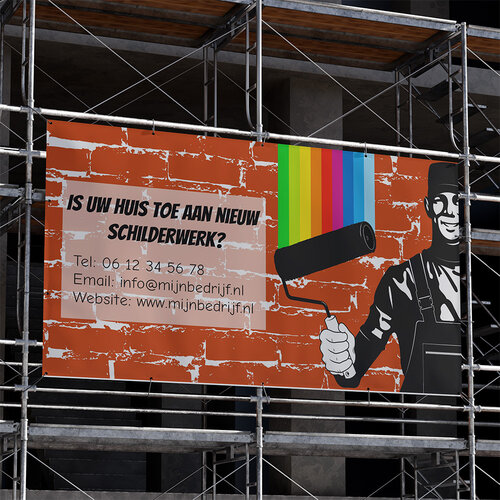 Ontwerp je eigen spandoek (schilder) Ontwerp je eigen spandoek (schilder)