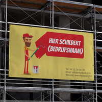 Schilder/Stukadoor spandoek
