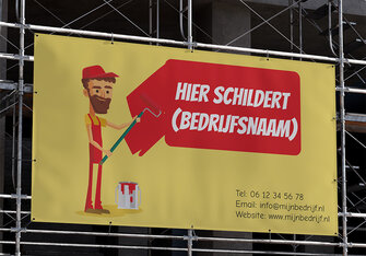 Schilder/Stukadoor spandoek