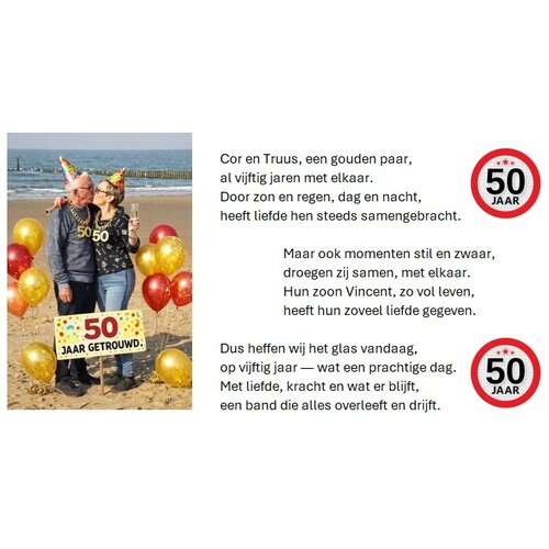 Spandoek Rob van Meurs  120 x 80 cm met ringen