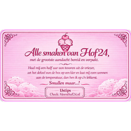 Label 250x  21,5 x 11,5 cm Glans