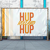 Hup Holland spandoek in vlag ontwerp