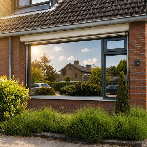 Bol Zonwerende Raamfolie Zilver – Zelfklevend – Tegen Hitte & Inkijk – Spiegelfolie – Geschikt voor HR++ Glas Bol Zonwerende Raamfolie Zilver – Zelfklevend – Tegen Hitte & Inkijk – Spiegelfolie – Geschikt voor HR++ Glas