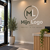 Logo als muursticker Logo als muursticker