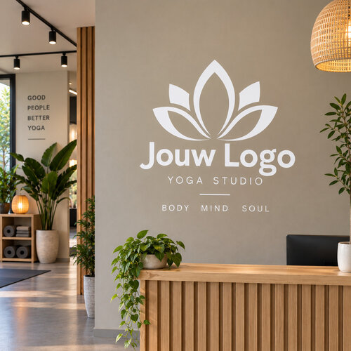 Logo als muursticker Logo als muursticker