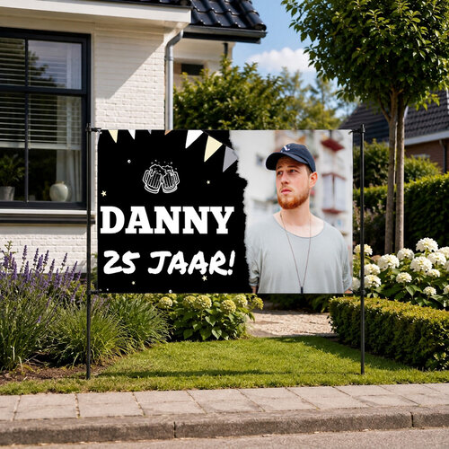 Ontwerp je eigen spandoek verjaardag