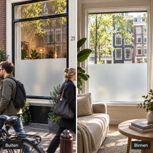 Raamfolie tegen inkijk op maat melkglas privacy folie lichtdoorlatend Raamfolie tegen inkijk op maat melkglas privacy folie lichtdoorlatend