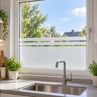 Keuken raamfolie voor privacy en sfeer