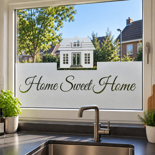 Huisje met home sweet home