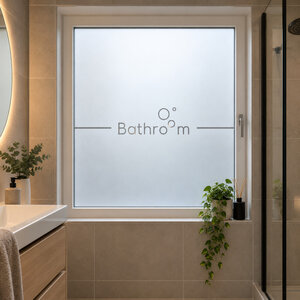 Raamfolie Bathroom Raamfolie Bathroom