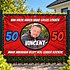 Ontwerp zelf je 50 jaar spandoek met foto en tekst Ontwerp zelf je 50 jaar spandoek met foto en tekst
