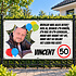 Spandoek 50 jaar met eigen tekst ontwerp zelf Spandoek 50 jaar met eigen tekst ontwerp zelf