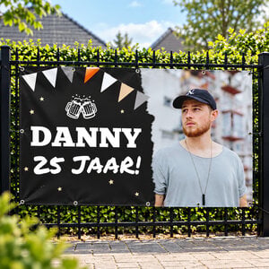 Ontwerp je eigen spandoek verjaardag Ontwerp je eigen spandoek verjaardag