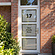 Raamfolie 3 ramen met namen en huisnummer