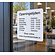 Openingstijden sticker